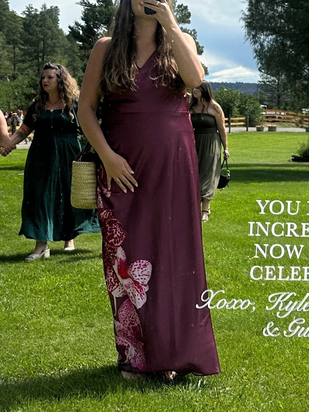 Open Back Hardware Maxi Dress